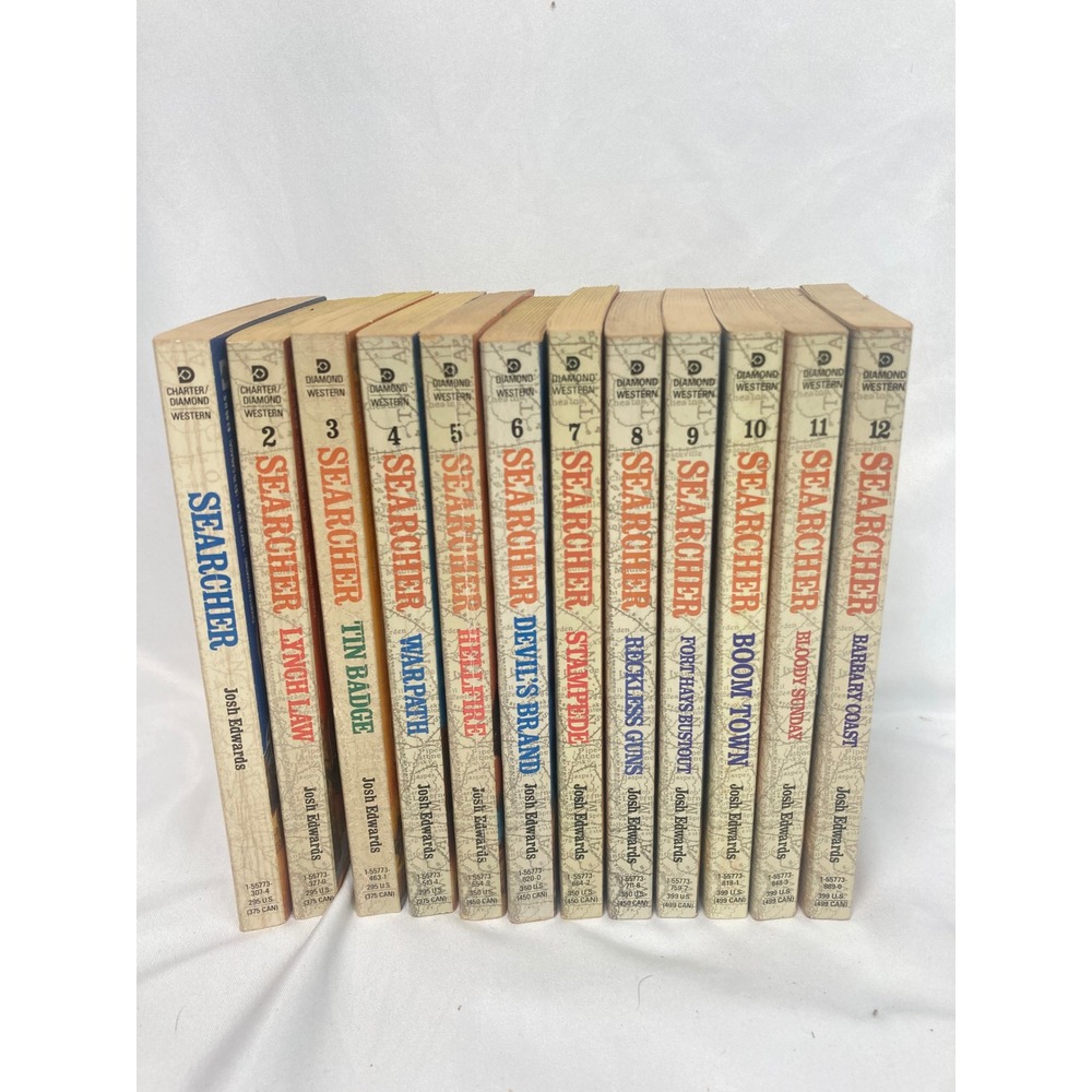 Will C. Knott Golden Hawk Western Series Books 1-9 Complete Run Paperback Lot